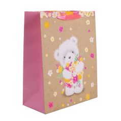 Ajándéktasak Mac virággal 26x32 cm