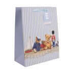 Ajándéktasak Nosztalgia macik 26x32 cm