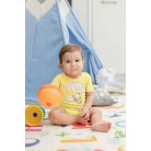 Rövid ujjú baba body sárga maci (68)