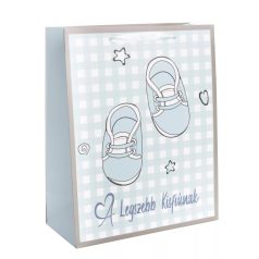 Ajándéktasak A Legszebb Kisfiúnak felirattal  26x32 cm