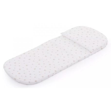 Chipolino matrac mózeskosárba 78x31x2 cm - Beige Stars