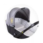 Chipolino matrac mózeskosárba 78x31x2 cm - Beige Stars