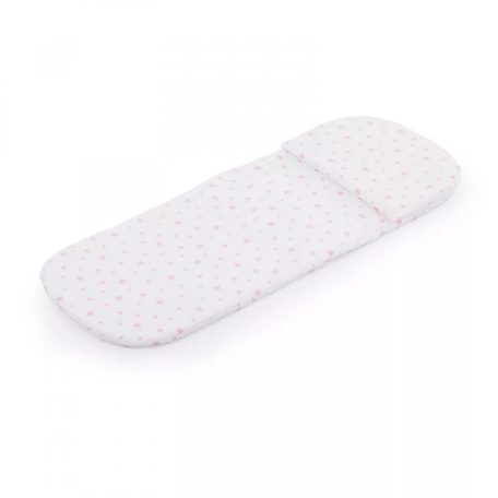 Chipolino matrac mózeskosárba 78x31x2 cm - Pink Stars