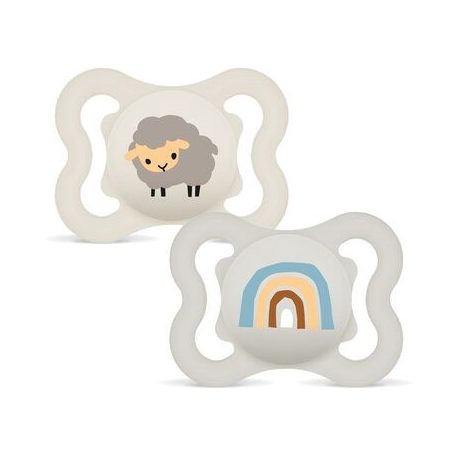 MAM Supreme szilikon nyugtató cumi 0-6 hó 2db - Unisex 