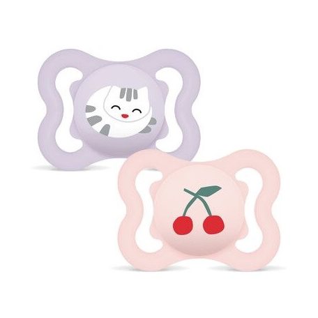 MAM Supreme szilikon nyugtató cumi 0-6 hó 2db - Lány