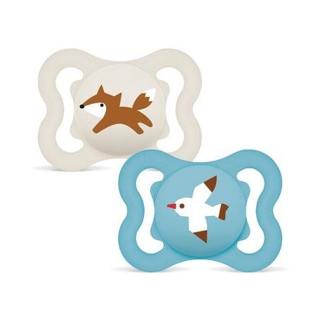 MAM Supreme szilikon nyugtató cumi 0-6 hó 2db - Fiú