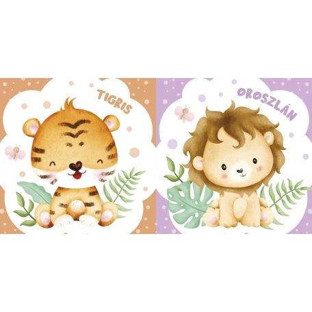 Kedves állatok puha fürdőskönyv