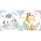 Kedves állatok puha fürdőskönyv