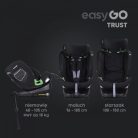 EasyGo Trust i-Size Isofix gyermekülés (40-150 cm) - Iron 