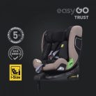 EasyGo Trust i-Size Isofix gyermekülés (40-150 cm) - Taupe
