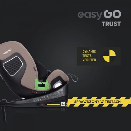 EasyGo Trust i-Size Isofix gyermekülés (40-150 cm) - Taupe