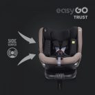 EasyGo Trust i-Size Isofix gyermekülés (40-150 cm) - Taupe