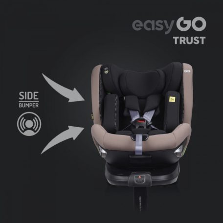EasyGo Trust i-Size Isofix gyermekülés (40-150 cm) - Taupe