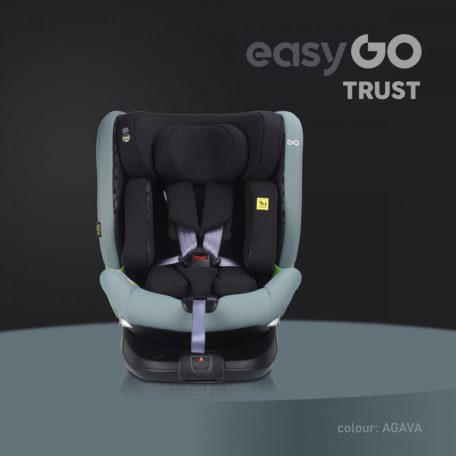 EasyGo Trust i-Size Isofix gyermekülés (40-150 cm) - Agava
