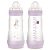 Mam Anti-Colic Matt  cumisüveg 320 ml  4hó+ Lila zsiráf