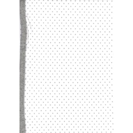 Vaganza mintás pamut babatakaró 70x90 cm - Szürke Csillag