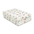 Összehajtható matrac utazóágyhoz 60x120cm - teknősbéka