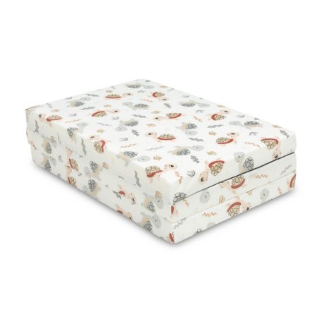 Összehajtható matrac utazóágyhoz 60x120cm - teknősbéka