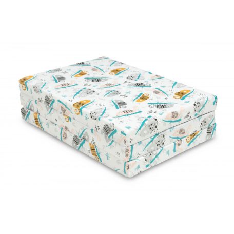 Összehajtható matrac utazóágyhoz 60x120cm - kaméleon 