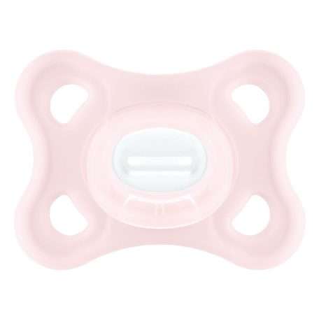 MAM Comfort szilikoncumi 0+  pasztell rózsaszín