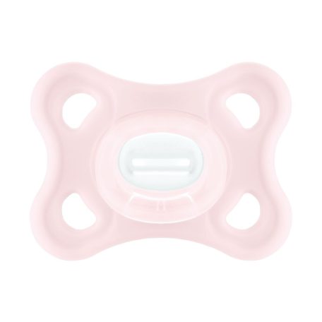 MAM Comfort szilikoncumi 0+  pasztell rózsaszín