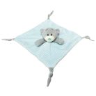 Tulilo puha plüss csörgő,rágóka,alvókendő - kék maci