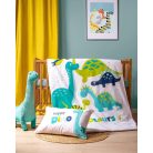 Bambusz ágynemű huzat 90*120 cm - Happy dinó 