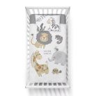 Bambusz ágynemű huzat 100*135 cm - Szürke Állatkert