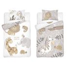 Bambusz ágynemű huzat 90*120 cm - Állatkert bézs