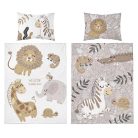 Bambusz ágynemű huzat 90*120 cm - Állatkert bézs