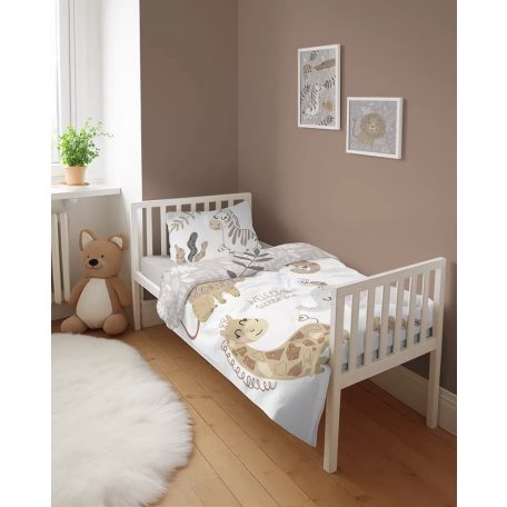 Bambusz ágynemű huzat 90*120 cm - Állatkert bézs