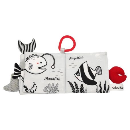 Akuku érzékfejlesztő babakönyv - Marine animals