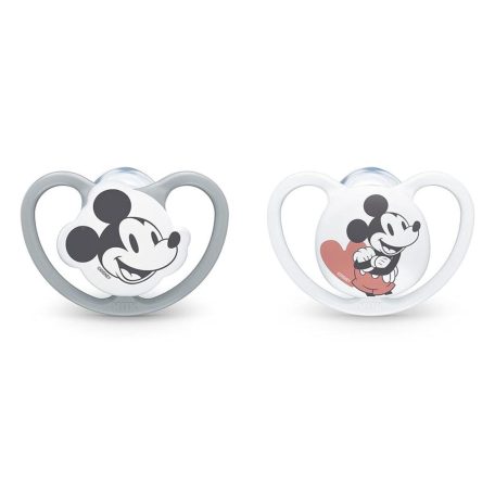 NUK  Space szilikon cumi 2db 6-18 hó - Mickey Mouse