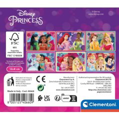 Clementoni Disney Princess kockakirakó 6db-os szett