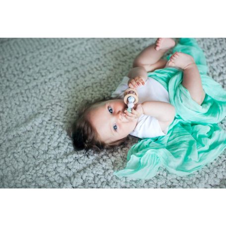 Mimijo Szilikon rágóka és csörgő 2 in 1 - Penelope