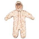 Mintás vízlepergetős, kapucnis bélelt overall kesztyűvel (68-74) 