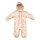 Mintás vízlepergetős, kapucnis bélelt overall kesztyűvel (68-74) 