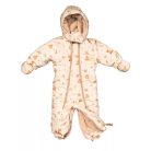 Mintás vízlepergetős, kapucnis bélelt overall kesztyűvel (68-74) 