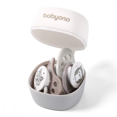 BabyOno cumitartó doboz - fehér/szürke 