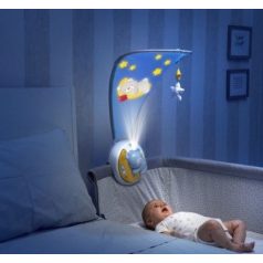   Chicco Next 2 Moon zenélő projektor 3 funkcióval - rózsaszín