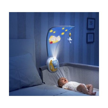 Chicco Next 2 Moon zenélő projektor 3 funkcióval - rózsaszín