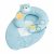 Chicco My First Nest babafészek - hasalópárna Light Blue