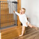 BabyOno biztonsági rács toldalékkal 75-96 cm - fehér