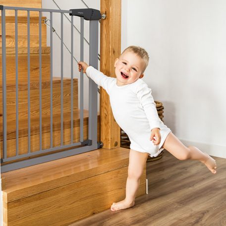 BabyOno biztonsági rács toldalékkal 75-96 cm - fehér