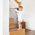 BabyOno biztonsági rács toldalékkal 75-96 cm - fehér