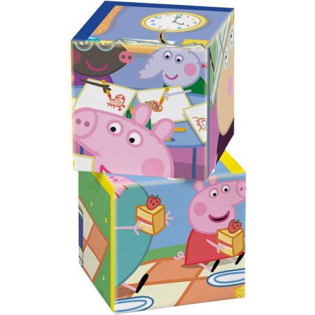 Clementoni Peppa Malac kockakirakó 12db-os szett 