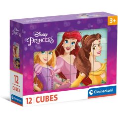   Clementoni Disney Princess - Disney Hercegnők mesekocka 12db-os 