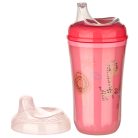 Baby-Nova duplafalú itatópohár puha szilikon csőrrel 250 ml 6hó+ (zsiráf)