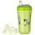 Baby-Nova duplafalú itatópohár puha szilikon csőrrel 250 ml 6hó+ zöld zebra