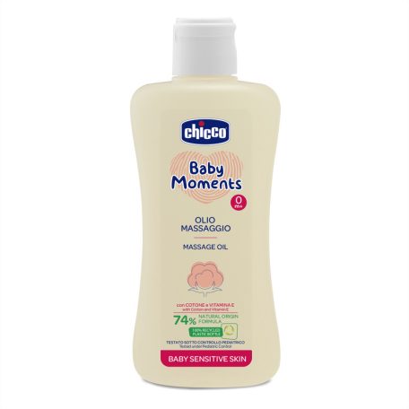  Chicco Babaolaj 200 ml - sensitive gyapotmagolaj és E-vitamin 0h +